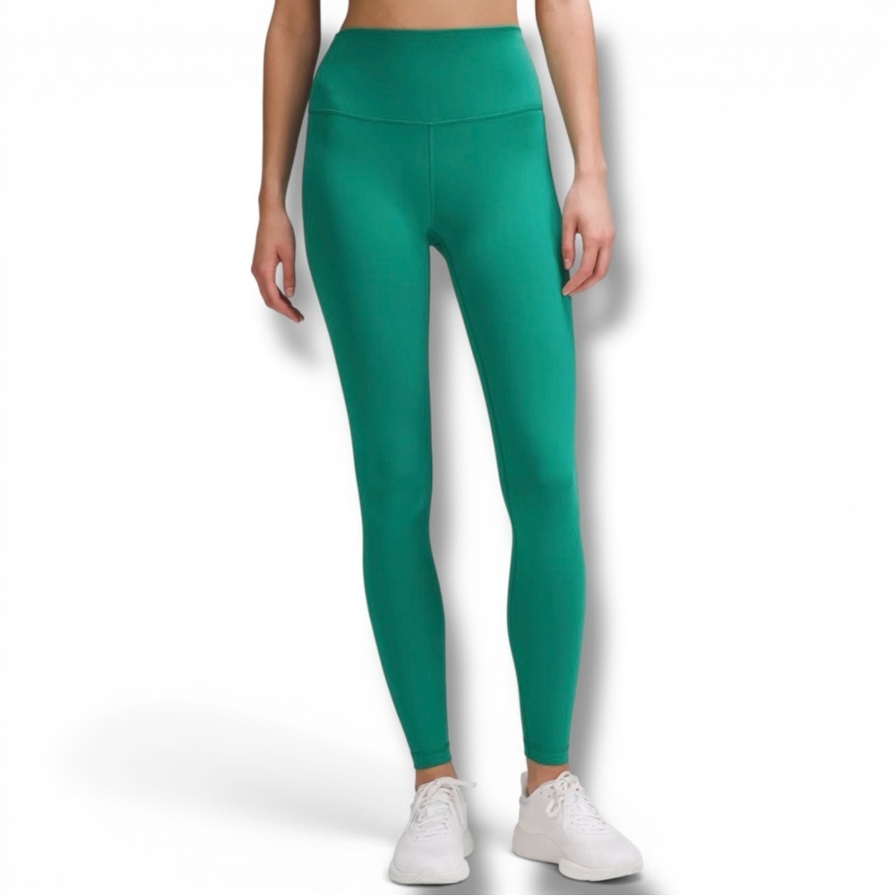 LULULEMON Wunder Train High-Rise Tight 28" - Cascadia Green / Size 14